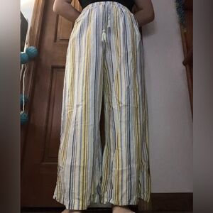 For Cynthia wide leg linen pants